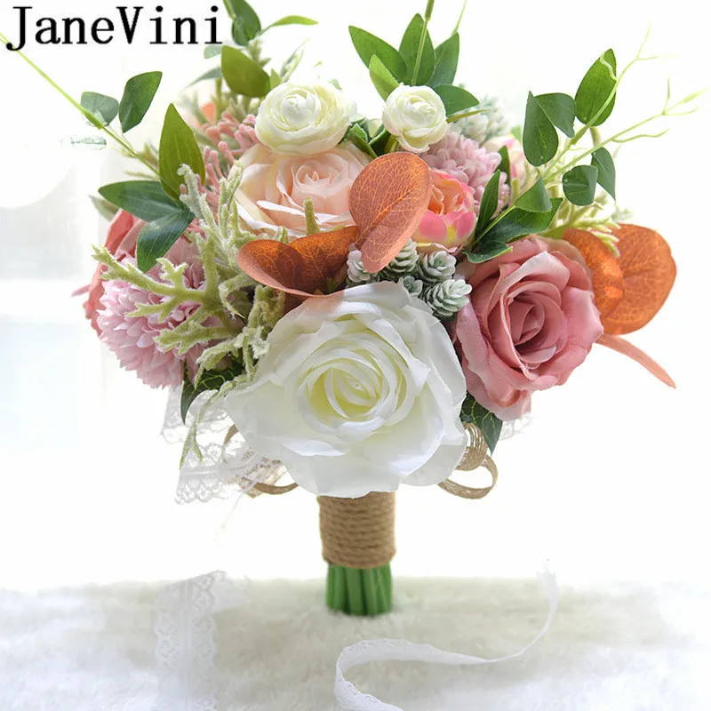 Искусственные пионы jaневини свадебные цветы букеты для невесты белый синий