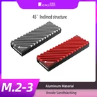Радиатор M2 SSD Jonsbo M2 2280 твердотельный жесткий диск алюминиевый радиатор с термопрокладкой для m2 настольного ПК термальная прокладка