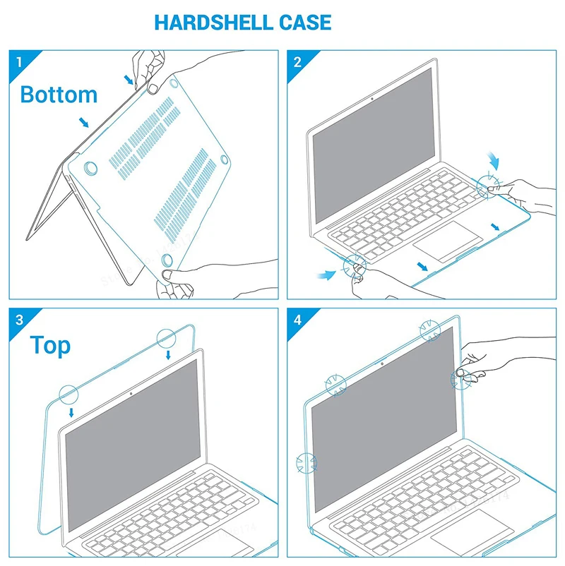 

Laptop Case For Macbook M1 Chip Pro 13 12 11 15 A2289 New Touch Bar Air 13 A2337 A2179 2020 A2338 for Mac book Pro 16 A2141 Case