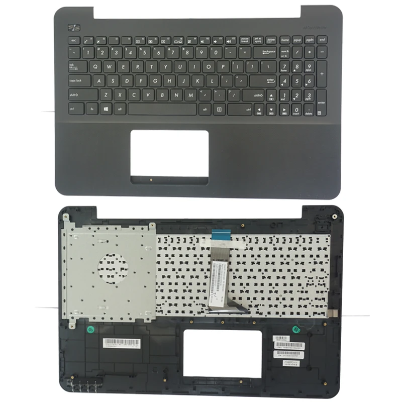 

New US English keyboard for ASUS Y583C R557L R556 A555 X555LD K555 W519L shell keyboard VM510 VM590 case cover with keyboard