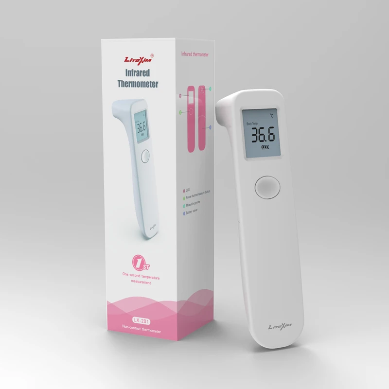 

Digital Thermometer Infrared Non-contact Forehead Thermomete Termometro Digital Adulto Temperature Meter with Fever Alarm