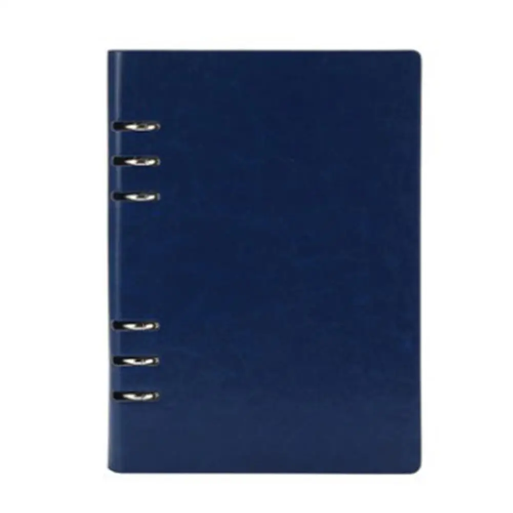 

HOT SALES!!! A5 6-Ring Binder Notebook Faux Leather Office Writing Journal Diary Planner