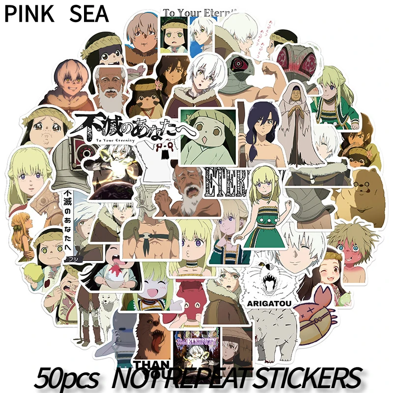 

10/30/50Pcs/set To Your Eternity Cartoon Anime Graffiti Mixed Stickers For Kids Diy Laptop Skateboard Luggage Case Decal Guitar