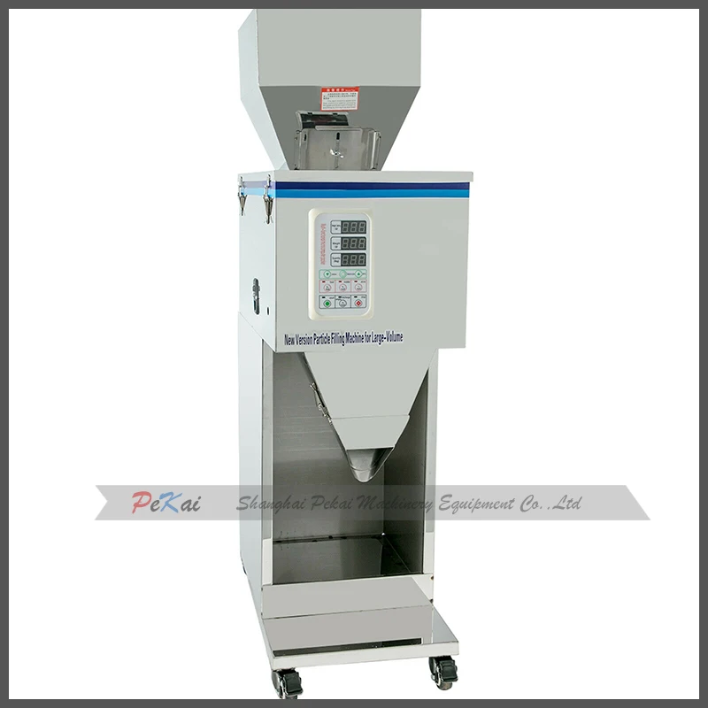 

10~999g 5~25kg hopper Manual Filler Weigh & Racking Stainless Steel Powder Filling Machine for Tea Seed Grain