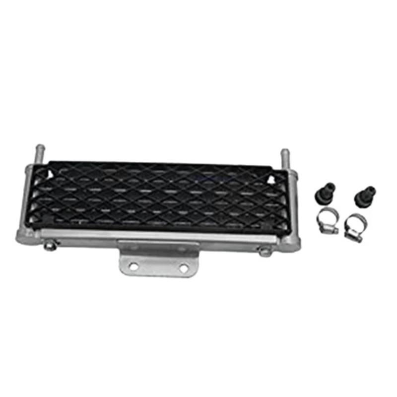 Мотоциклетный масляный радиатор 4 ряда сеткой большой Размеры с 10 мм Tubling для