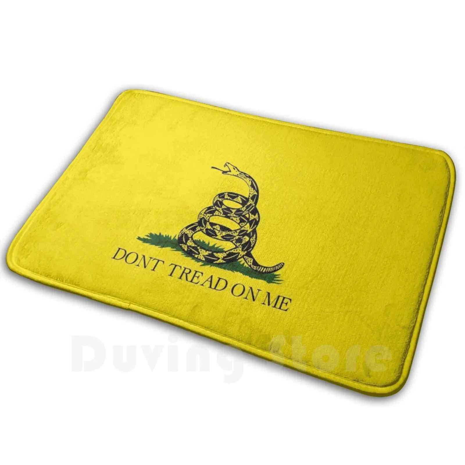 

Gadsden Flag Carpet Mat Rug Cushion Soft Non - Slip Libertarian Gadsden Flag Dont Tread On Me