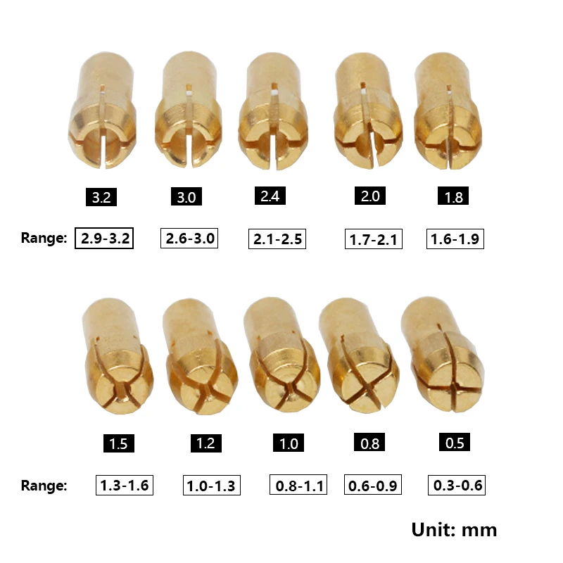 Пинкман 1 шт мини дрель латуни цанговый патрон для Мощность инструмент роторный 0