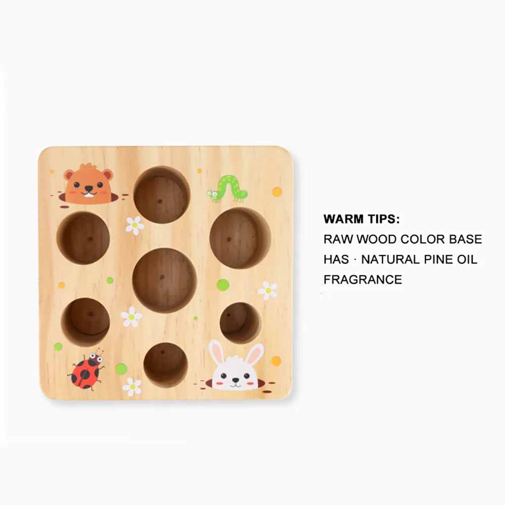 

Wooden Pulling Carrot Game Kids Montessori Toy Block Set Cognition Ability Alpinia Toy Funny Interactive