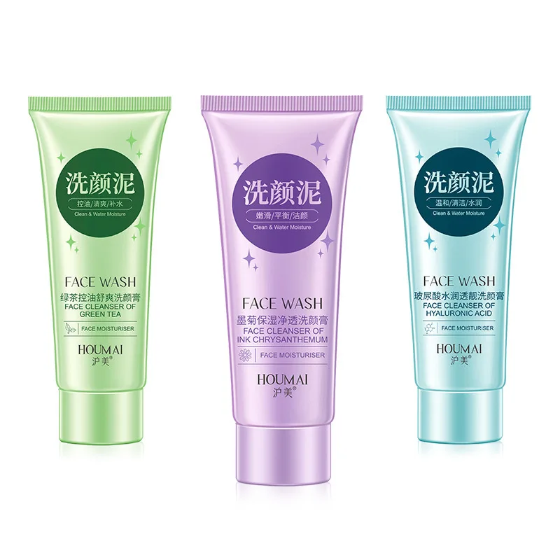 Очищающее средство для лица с хризантемой зеленым чаем гиалуроновой кислотой