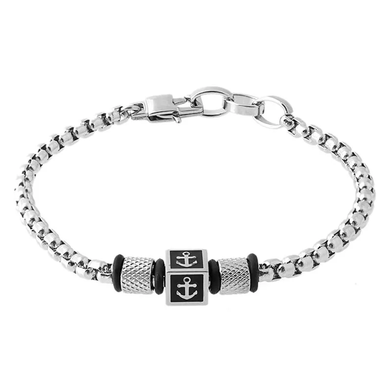 Мужские ювелирные изделия ocean простой якорь повседневные стальные регулируемые