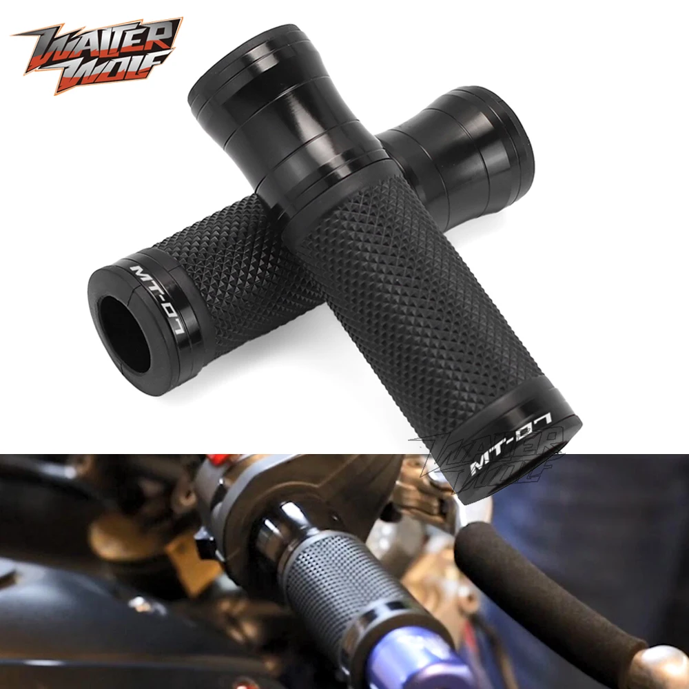 

For YAMAHA MT-07 MT-09 Tracer 900 GT MT07 MT09 MT 07 09 Motorcycle Accessories Handle Bar Rubber Gel Hand Grips 22mm Dirt Bike