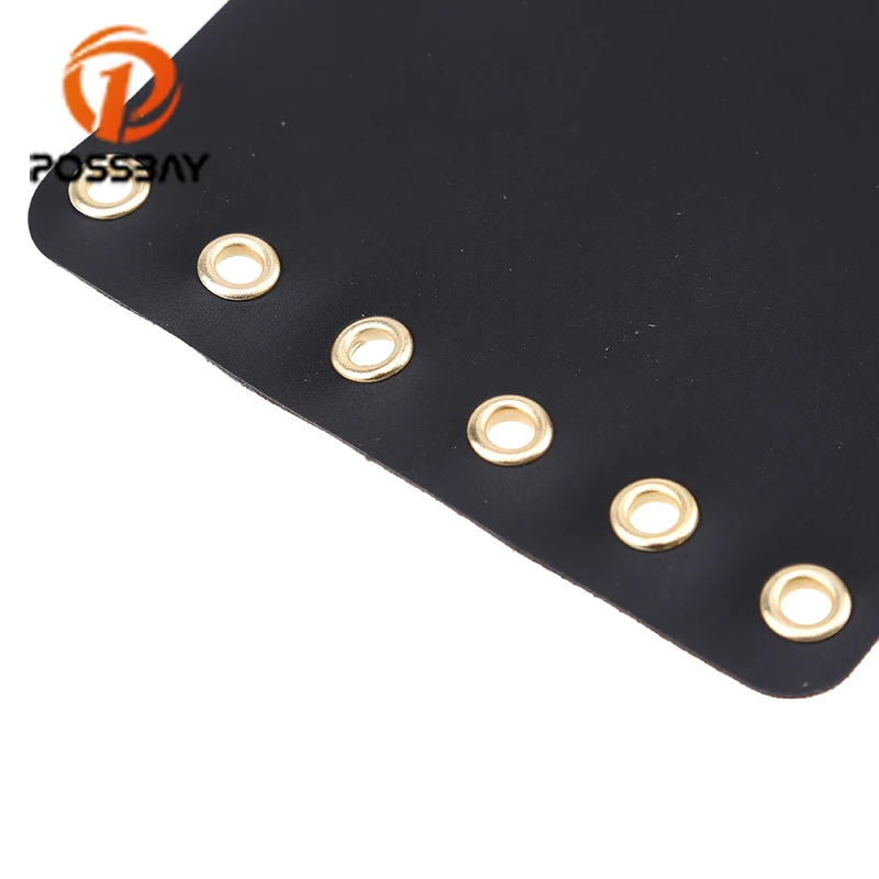 Чехол POSSBAY для ручки мотоцикла черного красного цвета кожаный защитный чехол