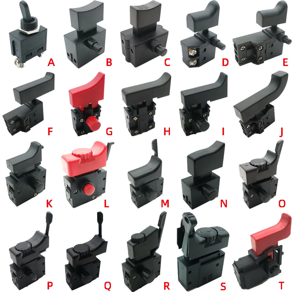 

Miniature Power Tool Switch Speed Control Trigger Button for Electric Hammer Impact Drill Polishing cutting machine Accessories