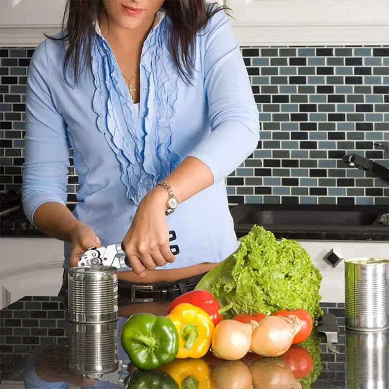 

Best Cans Opener Kitchen Tools Professional handheld Manual Stainless Steel Can Opener Side Cut Manual Jar opener High Quality