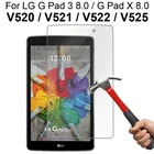 Для LG GPad 3 8,0 дюймов V520 закаленное стекло Защита экрана G Pad X 8,0 V521 V522 V525 пленка