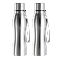 750ml portable single wall stainless steel water bottle outdoor sports drink cup