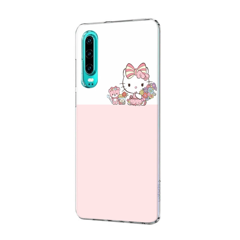 Чехол для мобильного телефона huawei P30 P20 P10 P9 P8 P Sart Z Lite Pro Жесткий чехол hello kitty |