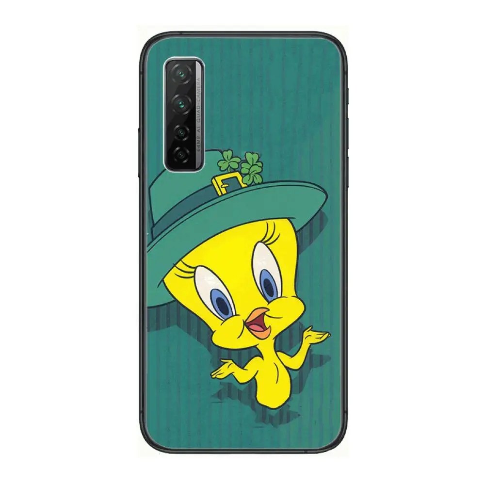 

Tweety Bird Case study Phone Case For Huawei mate 40 30 10 20 40 8 9 Lite Z Pro Black Etui 3D Coque Painting Hoesjes 5g black