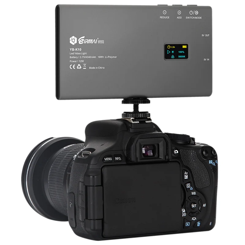 Светодиодный светильник для фото-и видеосъемки Sony Nikon DSLR 180 светодиодов 3200K-5600K |
