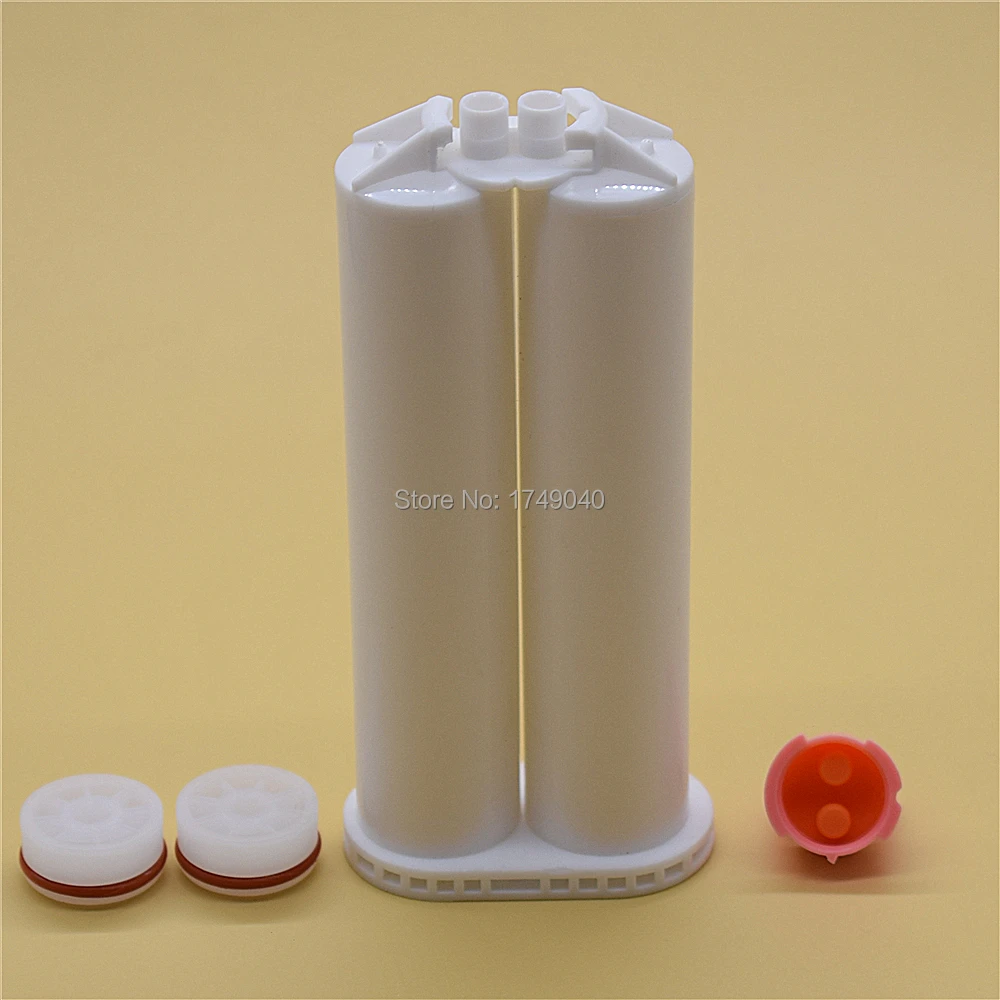 50 мл пустая Двухстворчатая патронная трубка 1:1 соотношение смешивания с