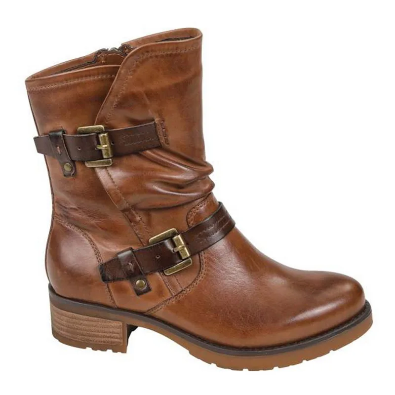 CYSINCOS/Новинка 2019 года женские ботильоны обувь из искусственной кожи зимние