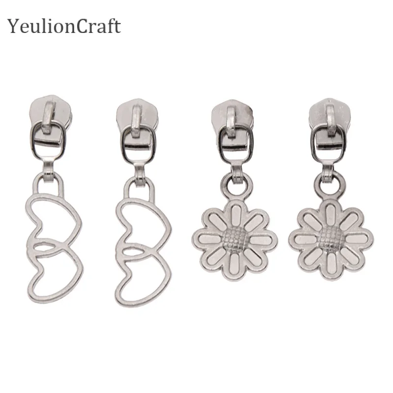 YeulionCraft 5# разъемная застежка-молния 20/40/50/60/70/80 см нейлоновые Собачьи Ошейники со светоотражающими молнии пулер набор «сделай сам» для пошива одежды, аксессуары для сумок