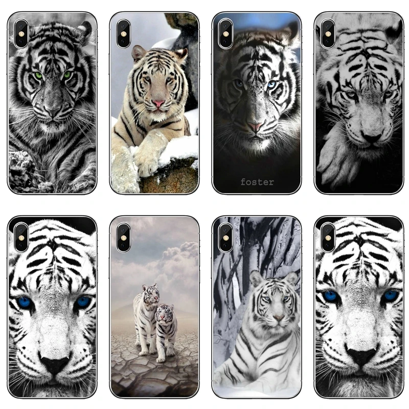 Прозрачный чехол для телефона новый белый тигр Xiaomi Redmi Note 7 6 6A 5A 4 4A 3 pro S2 5 plus 4x Pocophone