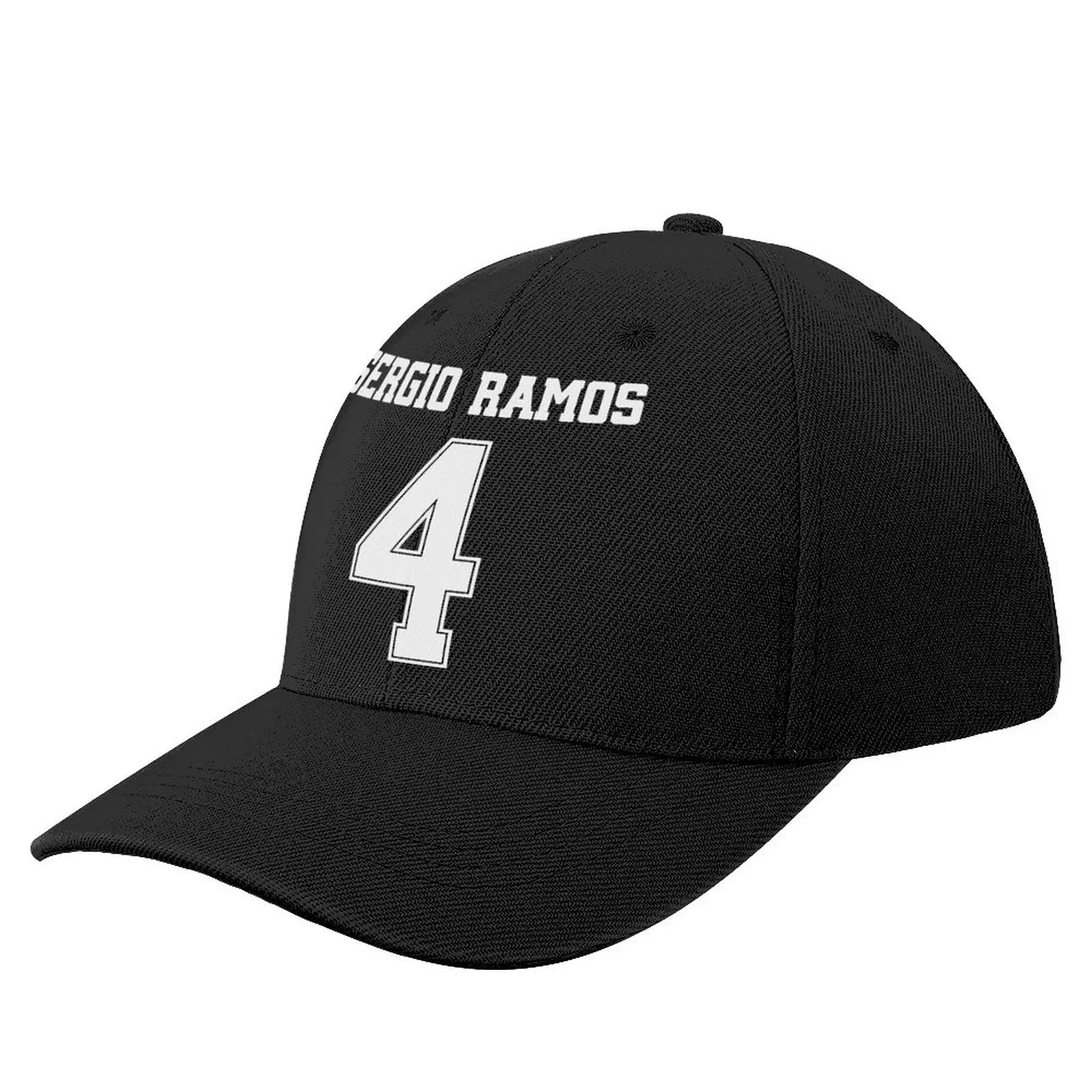 

Men Women Hat 4 Sergio Ramos Baseball Cap Wild Sun Shade Peaked Hats Adjustable Caps for Fans 100% Polyester