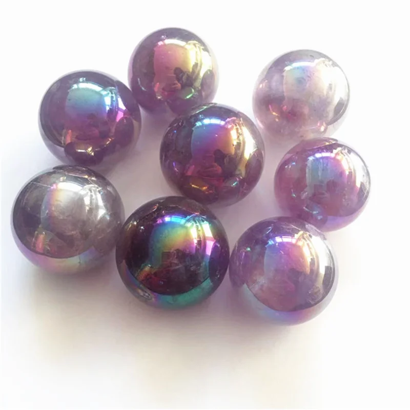 

Aura Amethyst Ball Crystals Healing Gemstones For Home Decoration