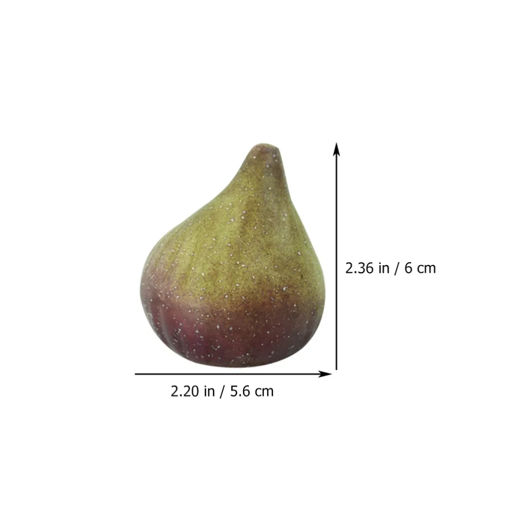 

5Pcs Creative Fruit Shop Props Children Fig Models Household Simulation Fruits