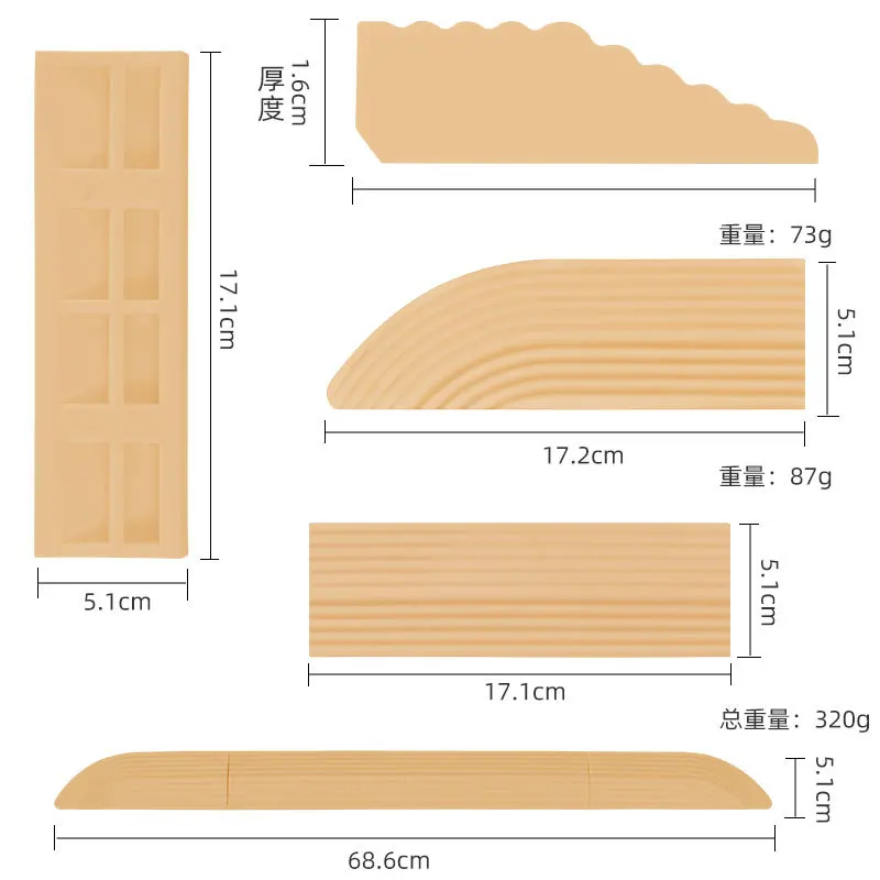 

Replacement Threshold Bars Step Ramp Climbing Mat Kit Accessories for ECOVACS / xiaomi/ Narwal Roborock Sweeping Robot