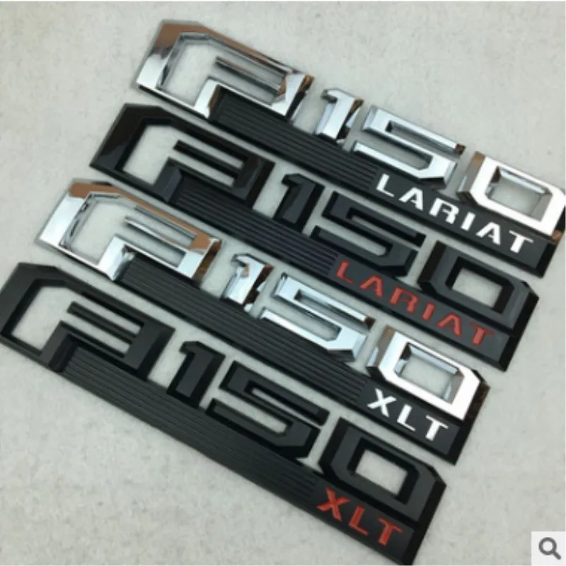 3D ABS F150 LARIAT F150XLT эмблема знак, наклейка на автомобиль багажник задняя дверь для ford SVT raptor F250 F350 focus 2 ranger kuga