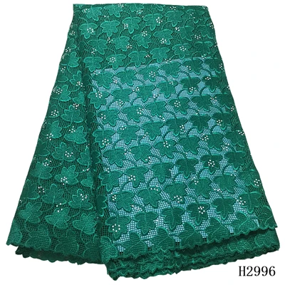 Африканская кружевная ткань TIssu Africain, шнур, Многоярусное Африканское гипюровое кружево, класс, аккуратная вышивка, гипюр для свадебного платья HJ2996 - Цвет: as picture