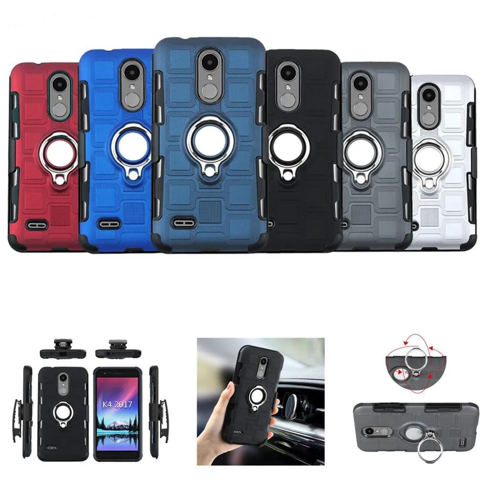 Чехол с поворотным зажимом для ремня LG K4 K8 K10 2017 2018 K11 K12 Plus чехол Q6 Q8 Q7 Aipha Stylo 5 Stylus 3
