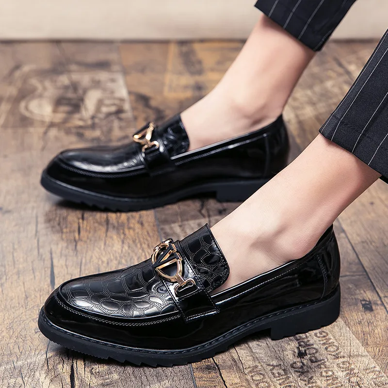 

Деловые легкие Формальные туфли, модные оксфорды, роскошные дизайнерские брендовые на плоской подошве, Нескользящие, для мужчин