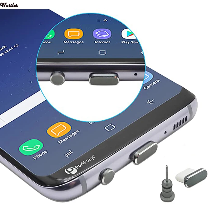 USB Type C пылезащитный Разъем зарядный порт и разъем для наушников 3 5 мм извлекаемый