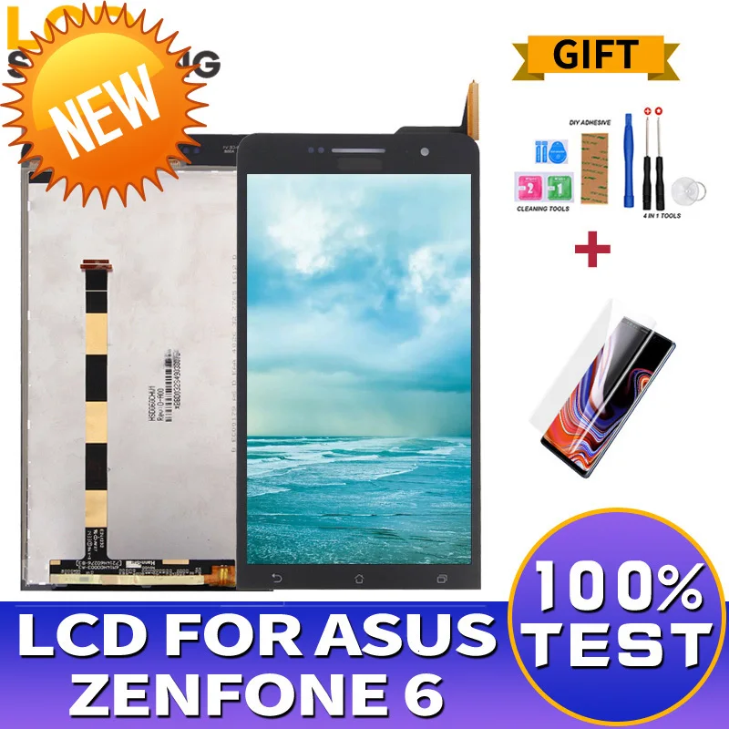 ЖК-дисплей 6 0 дюйма для ASUS ZenFone A600CG A601CG T00G сенсорный экран с дигитайзером замены