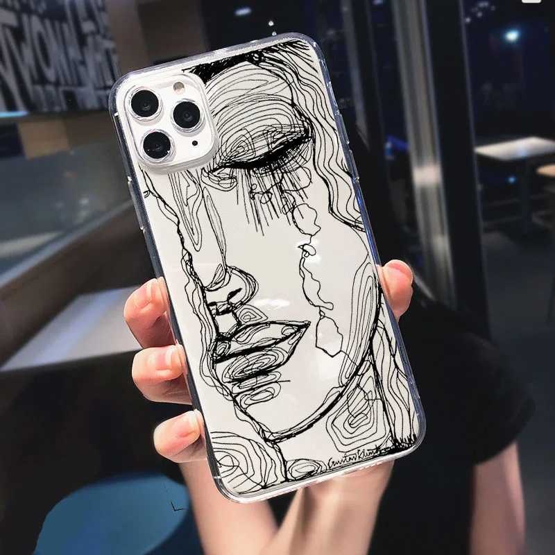 soft silicon funny phone case for iphone 13 11 pro max 12 mini se2020 6 7 8 plus xr xs max luxury clear back cover funda coque free global shipping