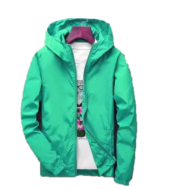 

Spring/Summer 2020 New Young Men's Print Casual Fashion Jacket Zipper Hooded Baseball Pilot Outdoor Hiking Windbreak Coat