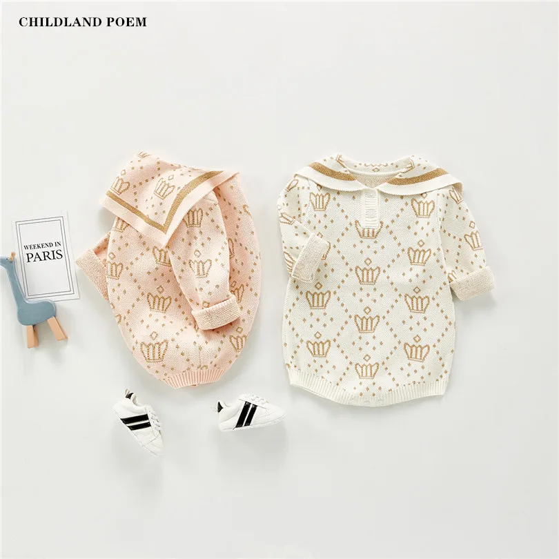 

Knit Baby Clothes Autumn Winter Baby Romper Newborn Baby Girl Romper Cotton Baby Boy Romper Toddler Baby Sweater Baby Jumpsuit
