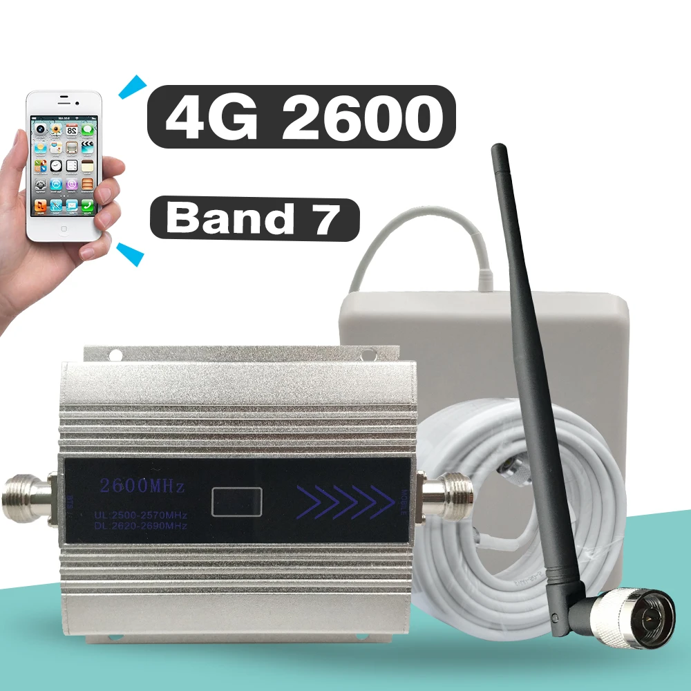 Репитер сигнала 4G FDD LTE 2600(Band 7) усилитель сотового телефона сеть передачи данных