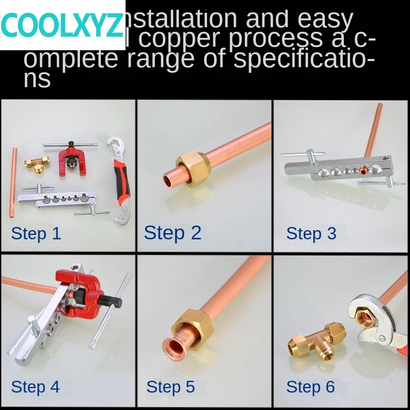 Газовая медная трубка с расклешенным соединением Бесплатная сварка труба для