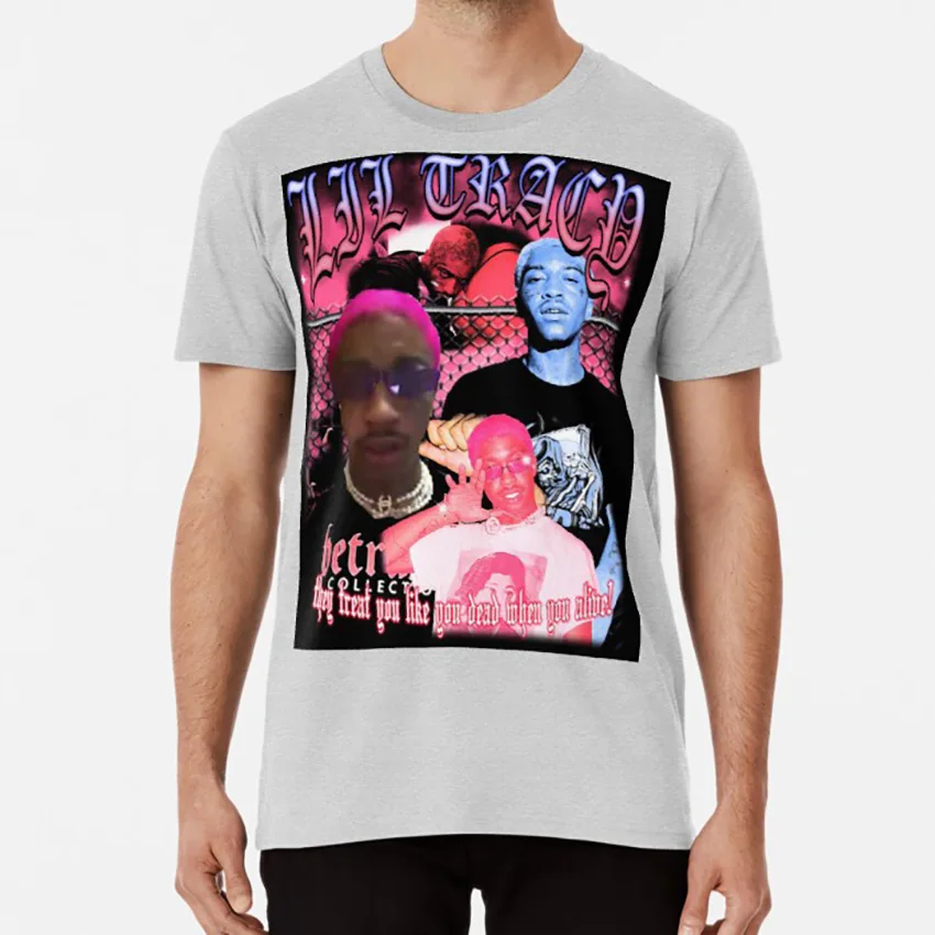 Лил Трейси они подходят к вам как мертвым когда вы живете! Футболка Hello boy hellboy lil peep