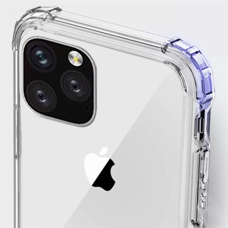 Сверхмощный защитный чехол для iPhone 11 X XS Max Four Corner усиленный силиконовый прозрачный чехол для iPhone XS XR 6 6S 7 8 Plus