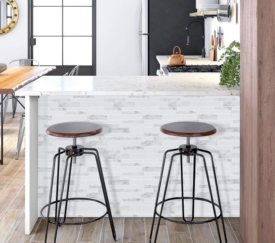 

EasyTiles Peel And Stick Wall Tiles Moisture Protect 3d Brick Effect Vinyl Wallpaper For Kitchen,home decoration