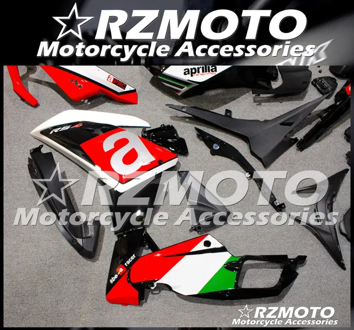 Литьевая Форма ABS Полный обтекатели наборы Подходит для Aprilia RS4 50 RS125 2012 2013 12 13 14 15 тела набор красный черный