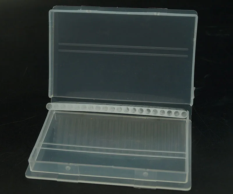 

Easy Nail 20 слотов ящик для хранения для ногтей дрель Бит держатель файлов Контейнер Чехол Дисплей Организатор акриловый инструмент для маникю...