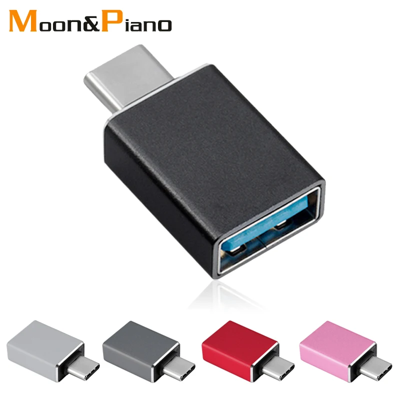 Переходник с USB на Type c 3 1 мама C папа OTG для смартфона мыши клавиатуры ноутбука