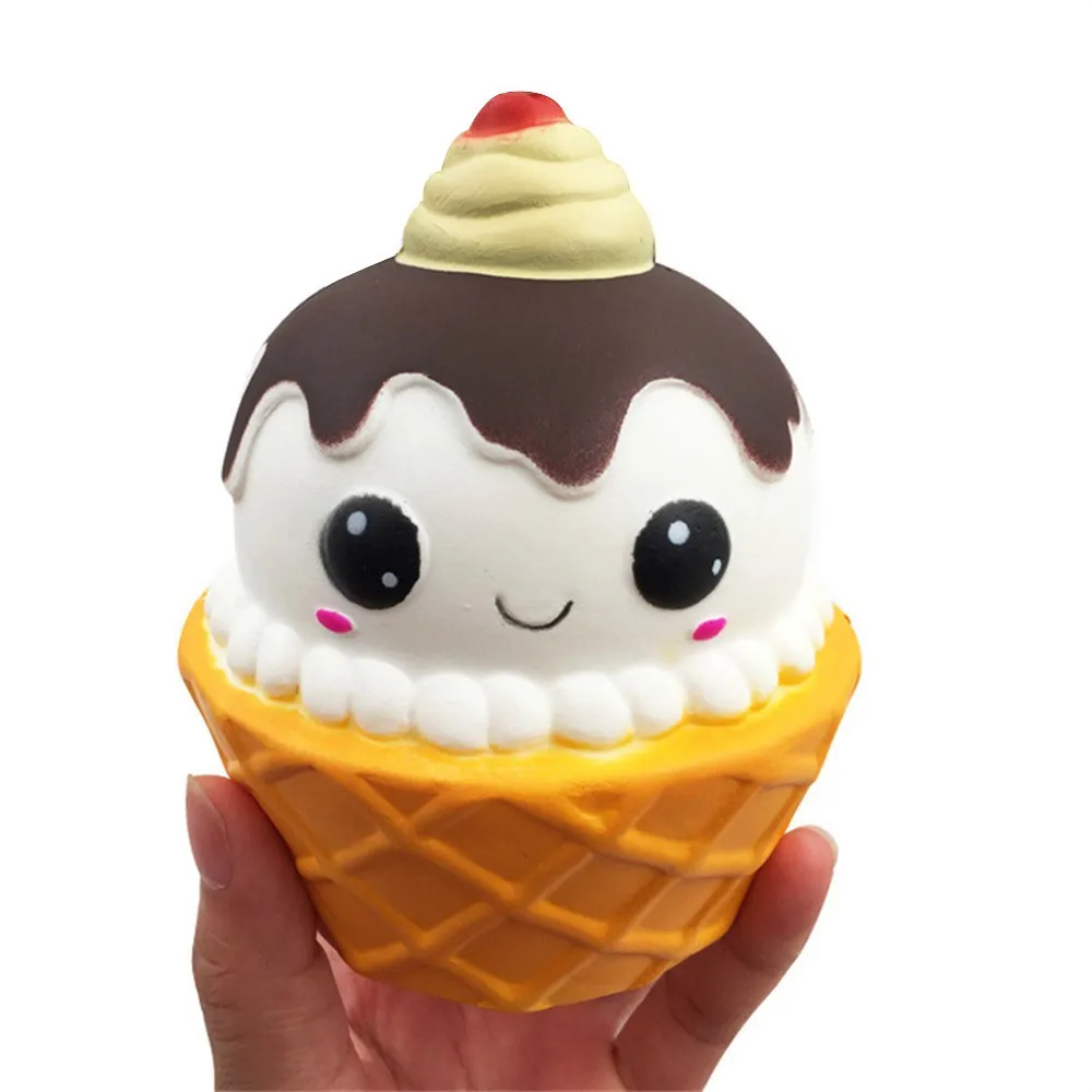 Милый мультяшный шоколадный торт очаровательные медленно восстанавливающие