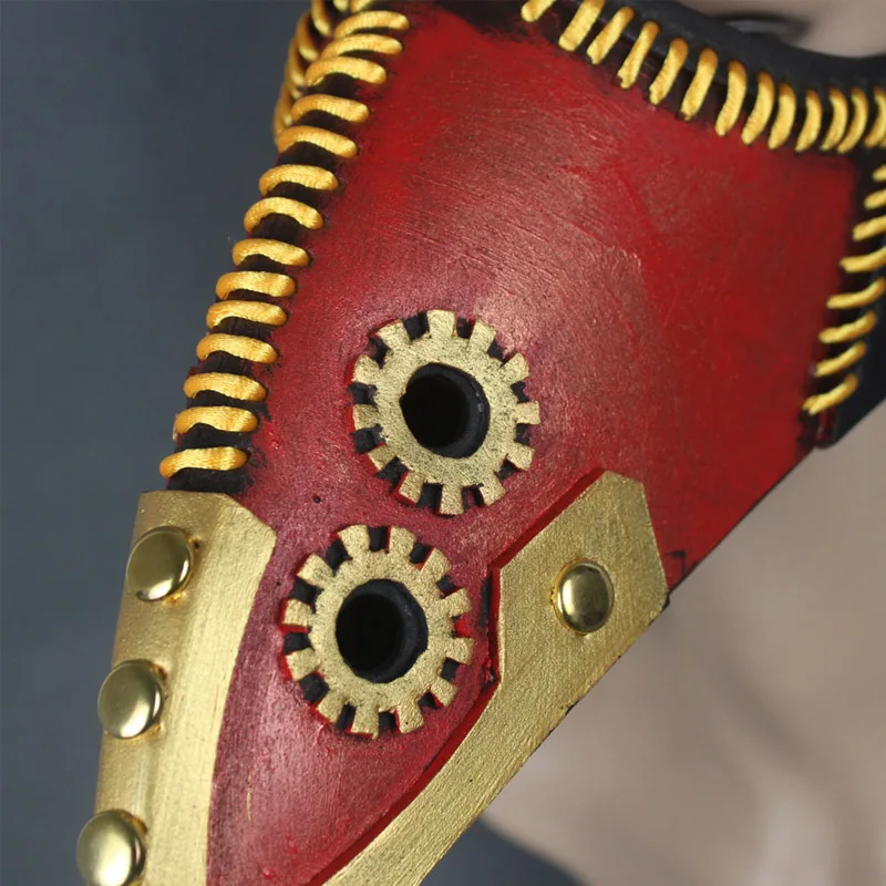 Coshome Boku no My Hero Academia Overhaul Kai Chisaki Cosplay Mask Brown Wigs Latex Beak Shape Halloween Cos Props | Тематическая